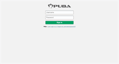Desktop Screenshot of members.puba.com